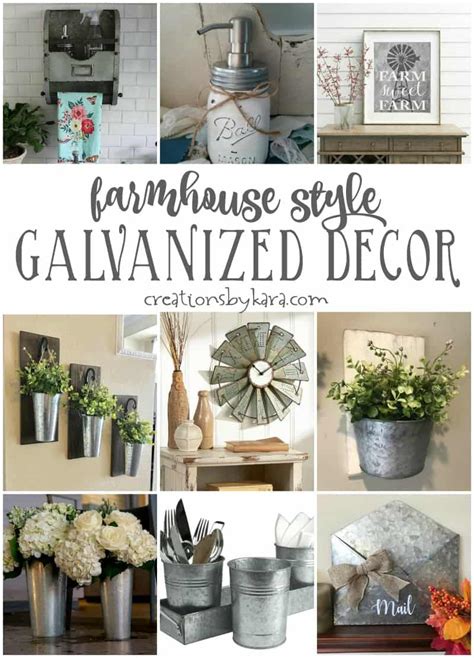 metal farm house|galvanized metal home decor.